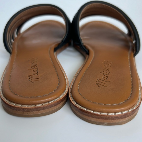 MADEWELL Addie slide sandal black leather size 6 - Picture 6 of 10
